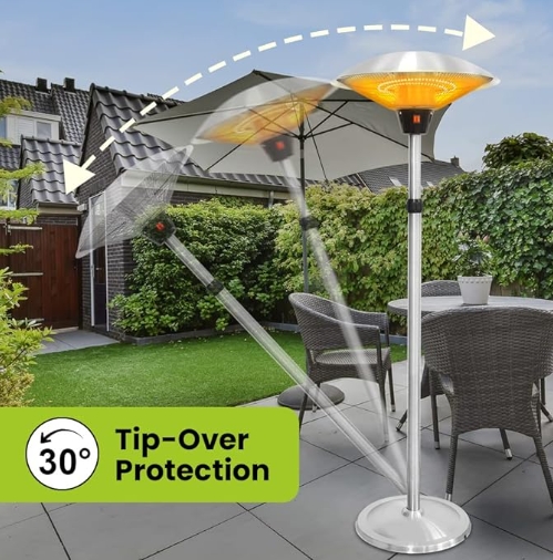 Installing wall mount patio heater